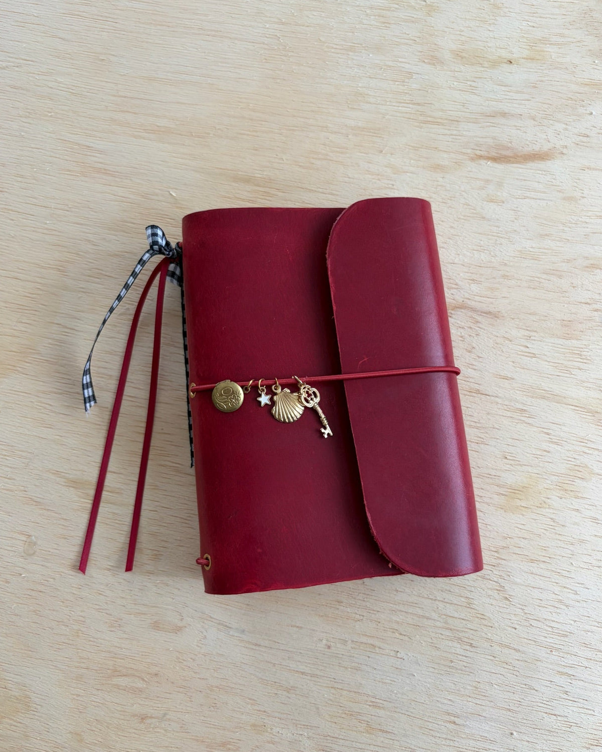 A6 Medium Apple Red Journal 10
