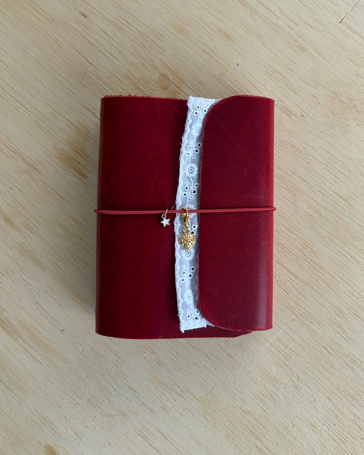 A6 Medium Apple Red Journal 15