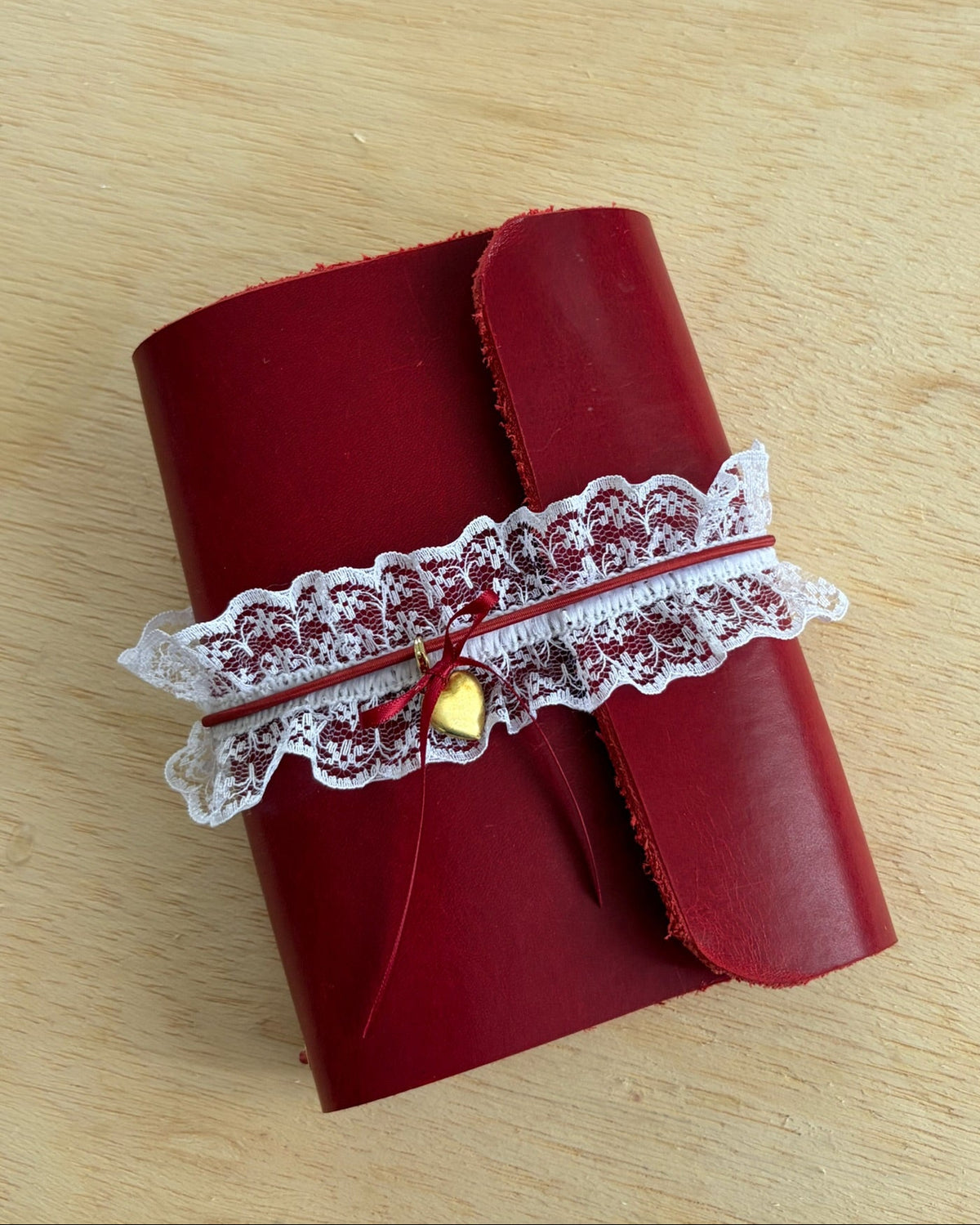 A6 Medium Apple Red Journal 05