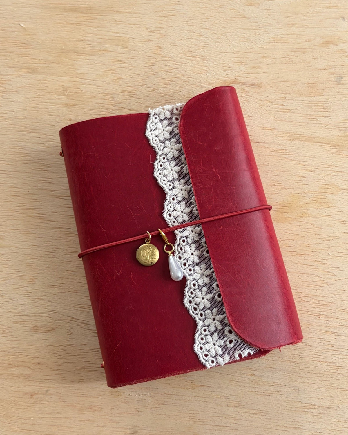 A6 Medium Apple Red Journal 01
