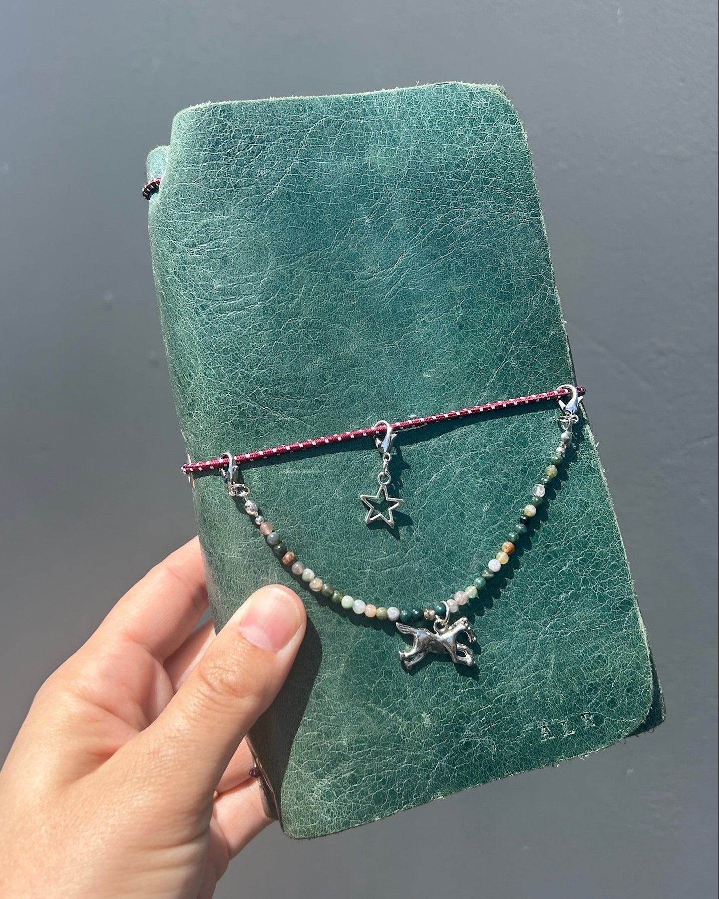 Serene Green Journal Chain