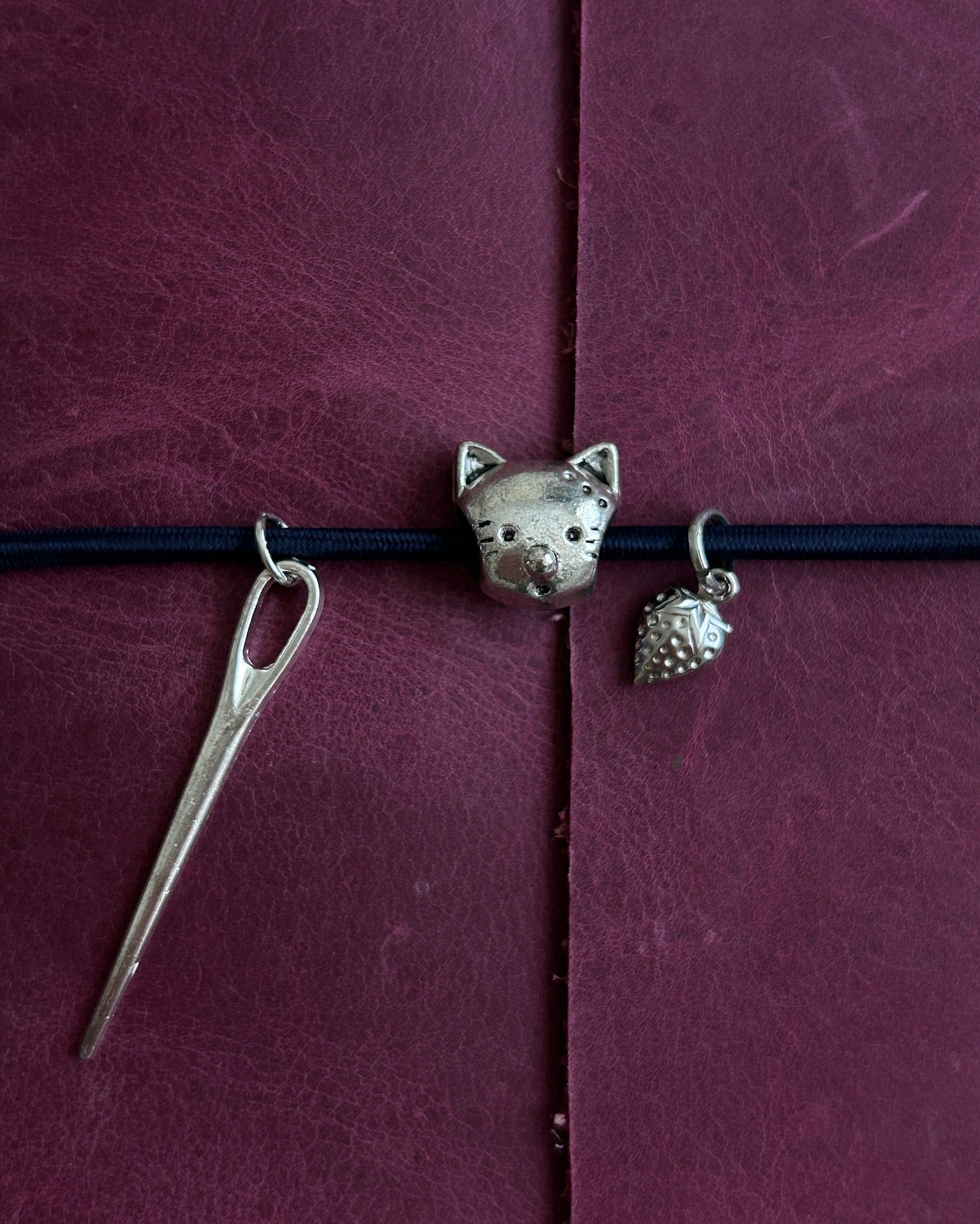 Silver Cat Charm
