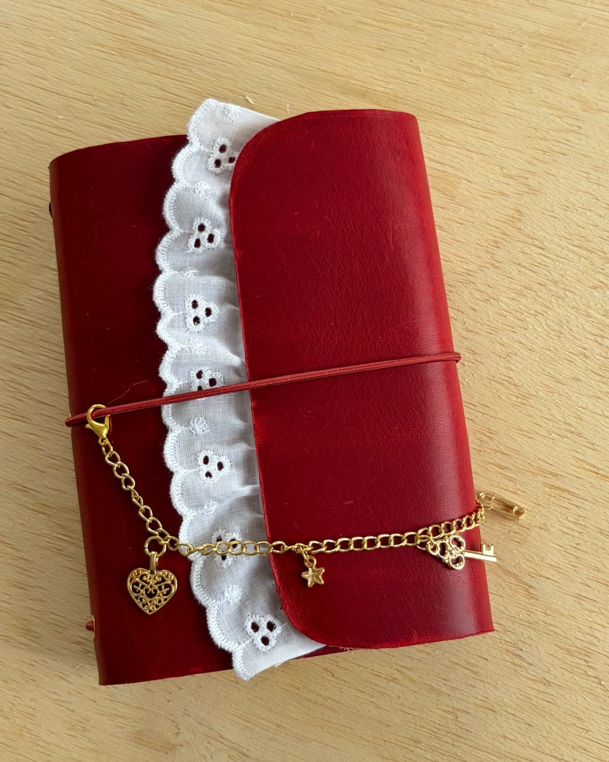 A6 Medium Apple Red Journal 07