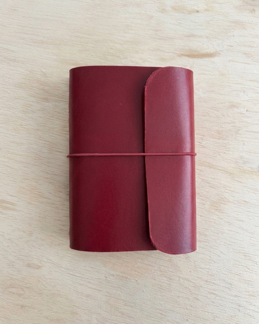 A6 Medium Apple Red Journal - Plain