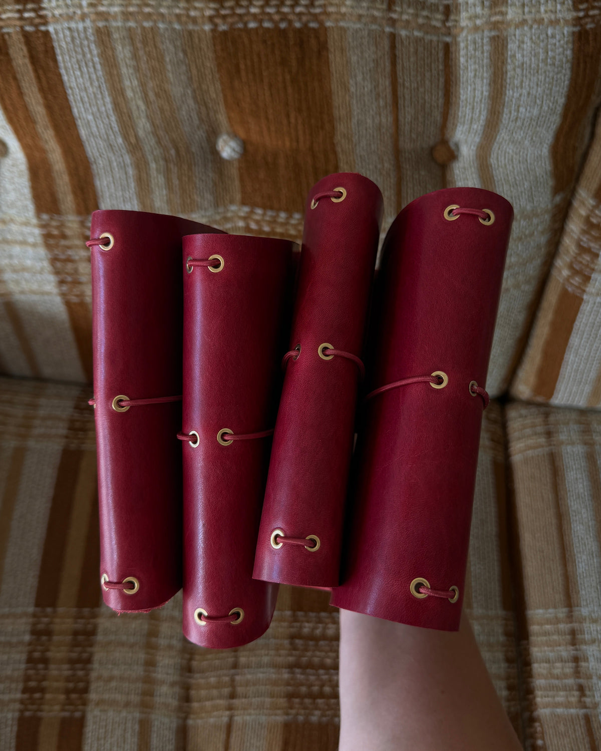 A6 Medium Apple Red Journal - Plain