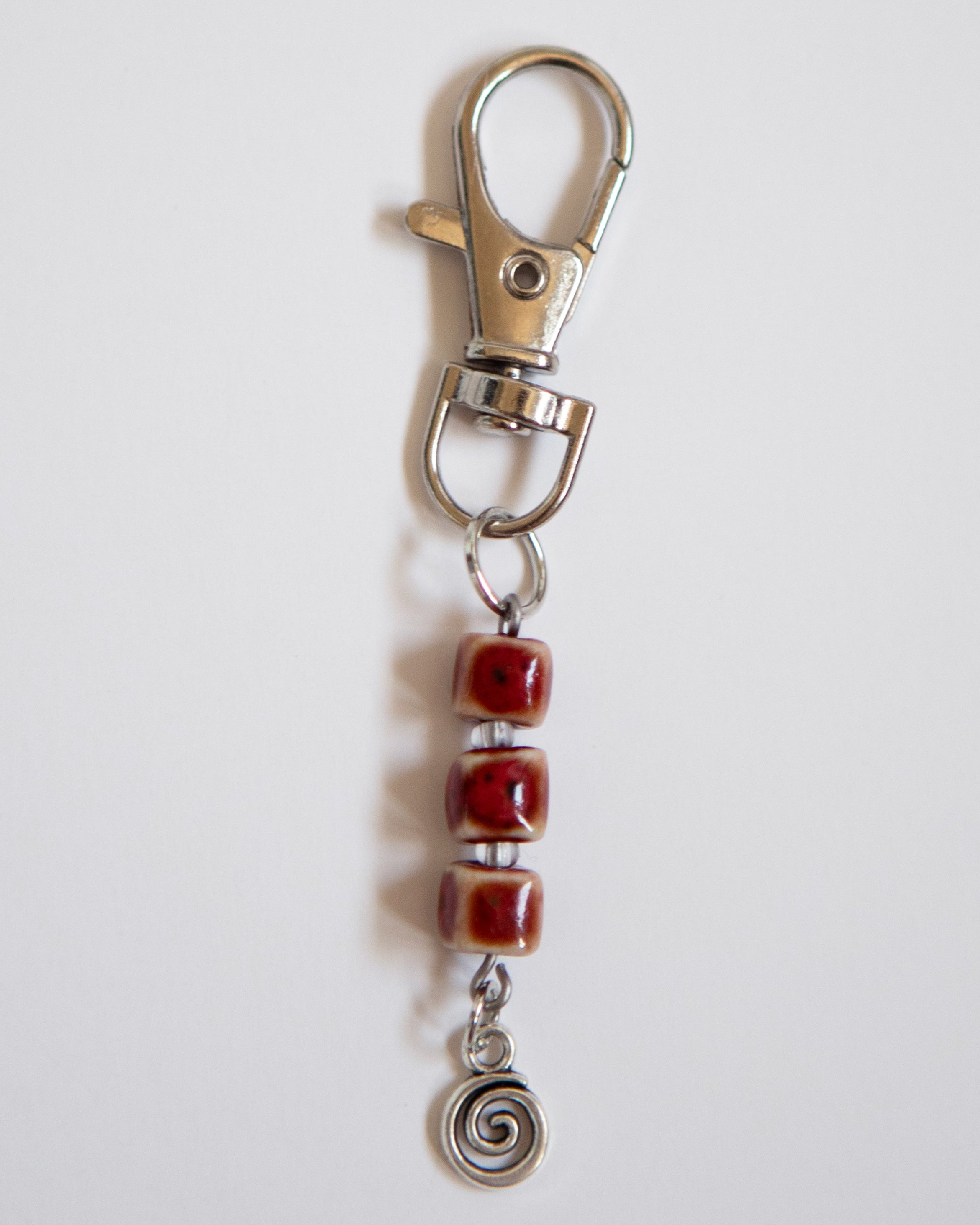 Retro Red Keychain