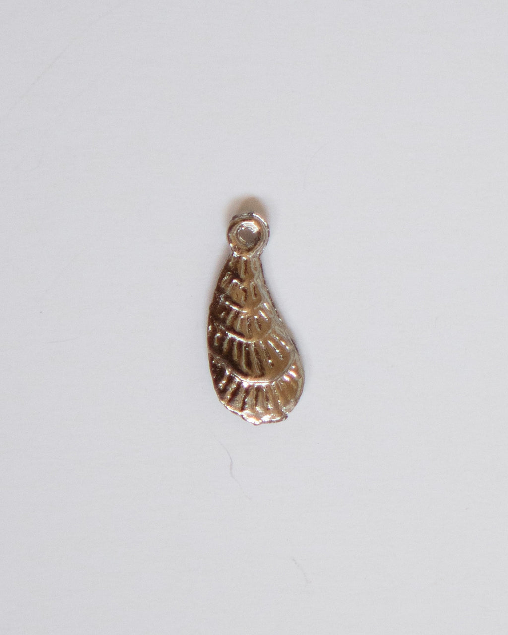 Silver Scallop Shell Charm