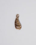 Silver Scallop Shell Charm