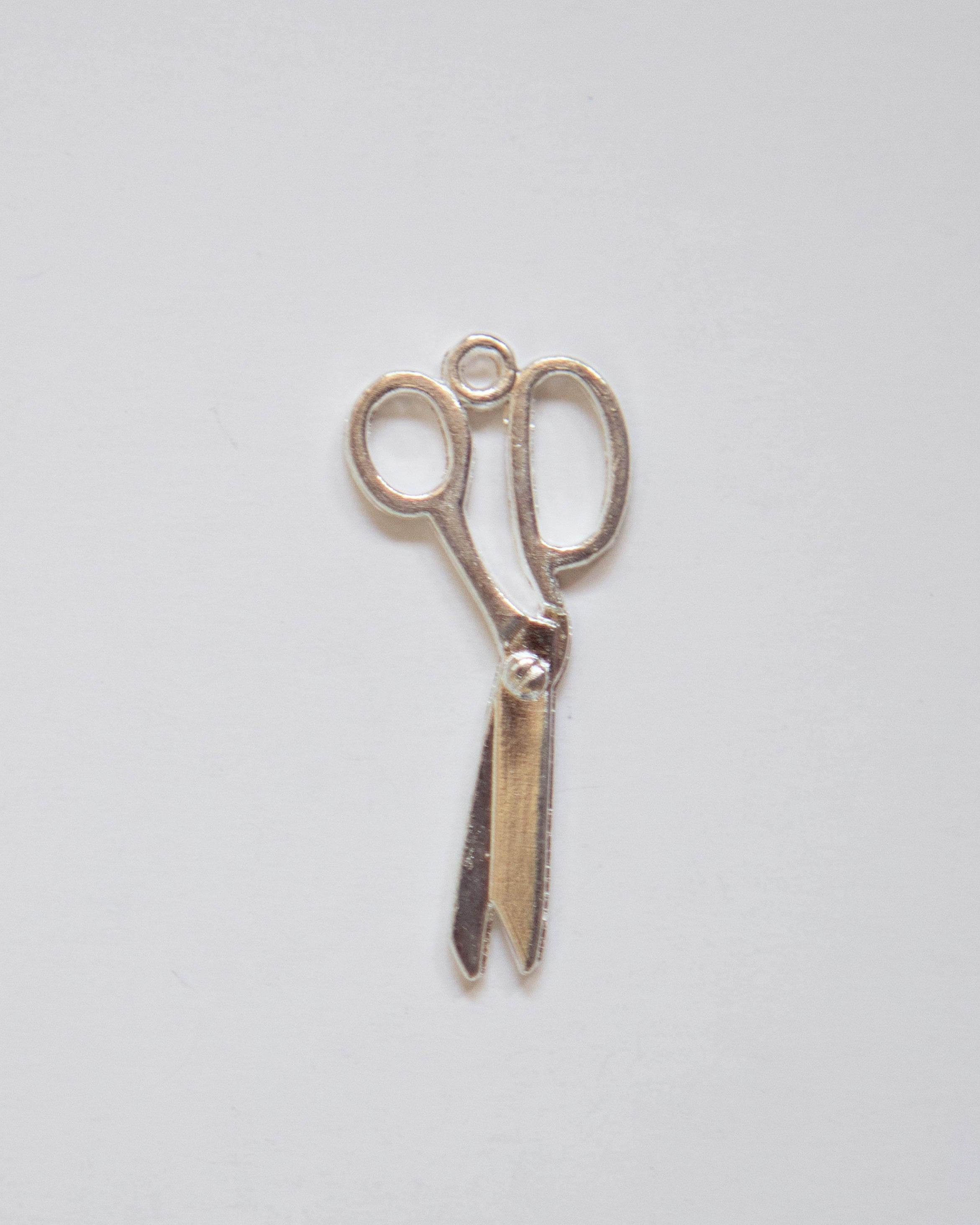 Silver Scissors Charm