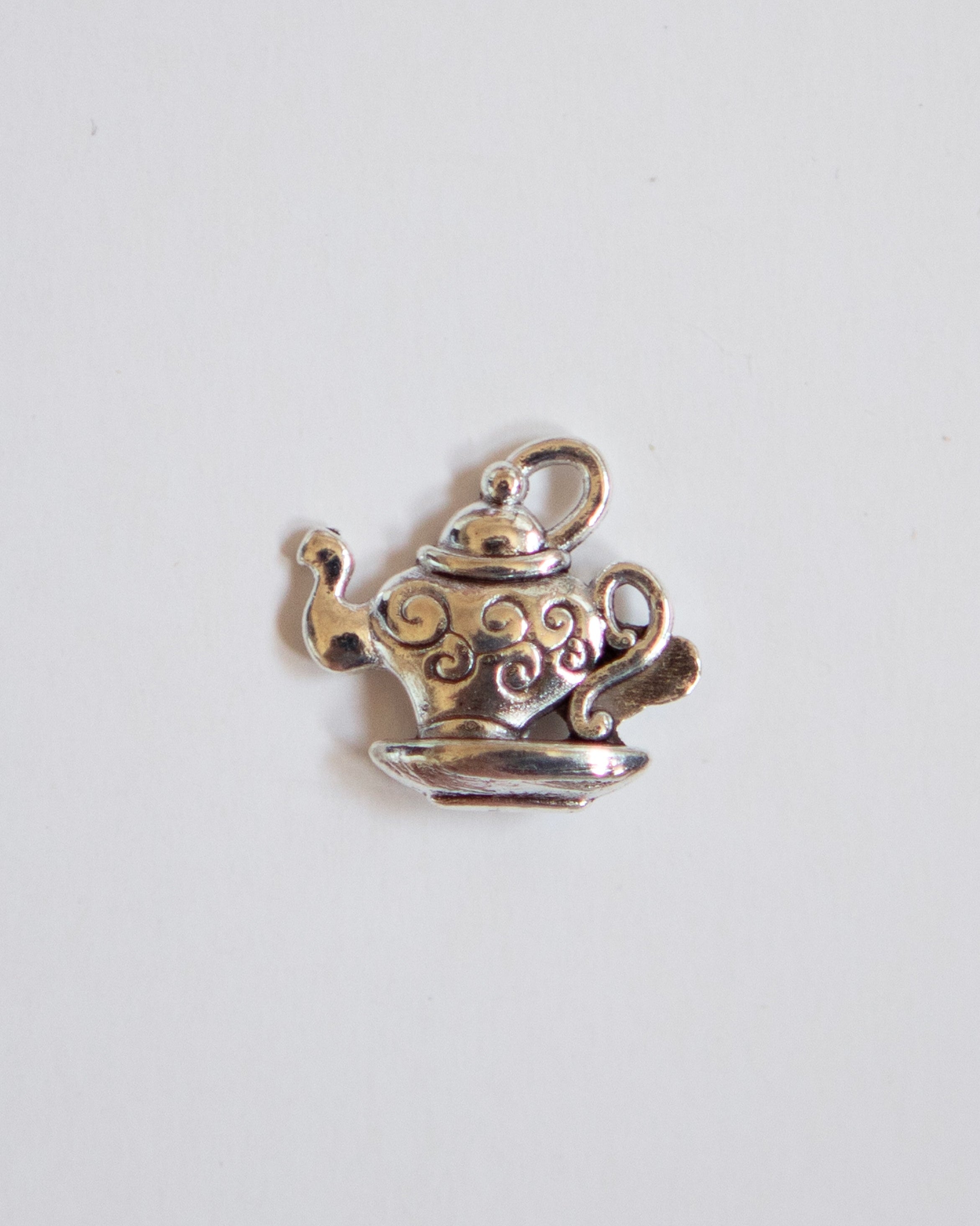 Silver Teapot Charm