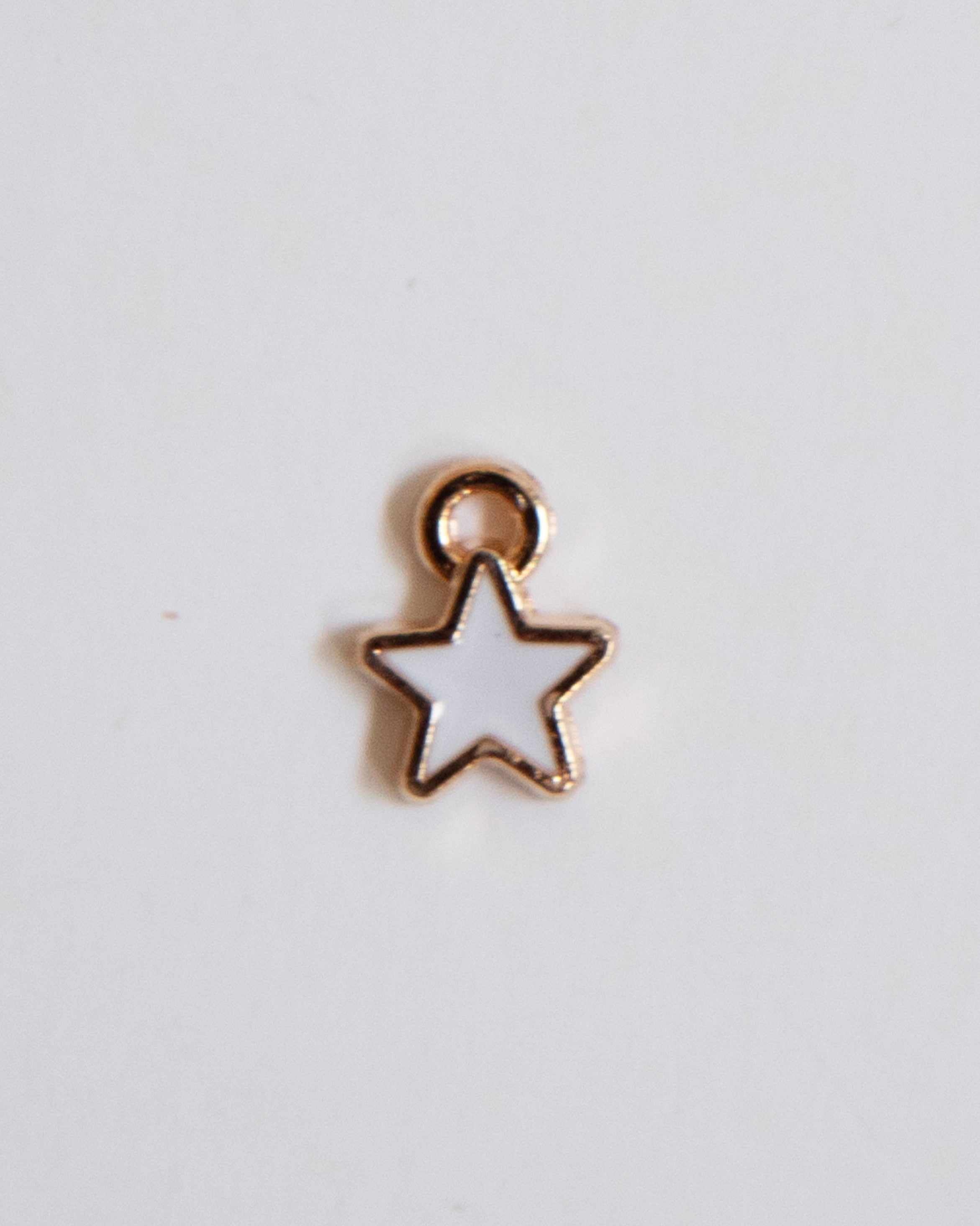 Red + White Star Charm