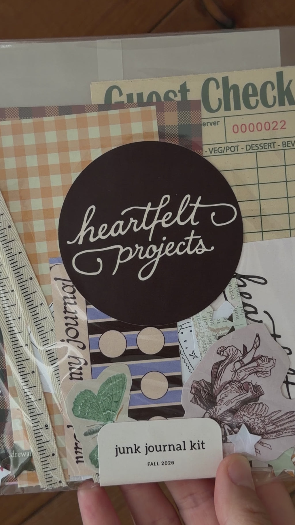 fall 2026 junk journal kit